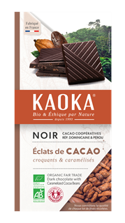 Kaoka Puur 61% met cacaonibs bio 100g - 1635